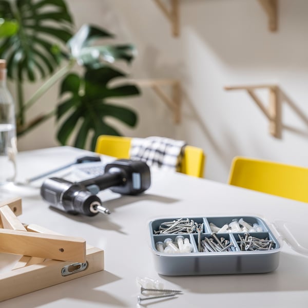 IKEA TRIXIG 175-piece Screw And Plug Set
