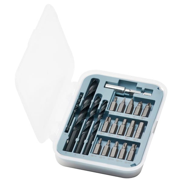 IKEA TRIXIG 20-piece drill and bit set