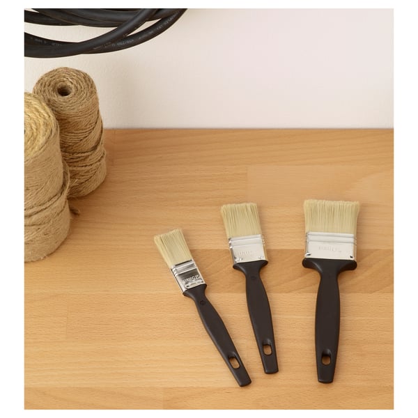 IKEA TRIXIG Paint Brush Set Of 3