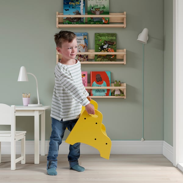 IKEA TROGEN Child's Step Stool Yellow 15 3/4x15x13 "