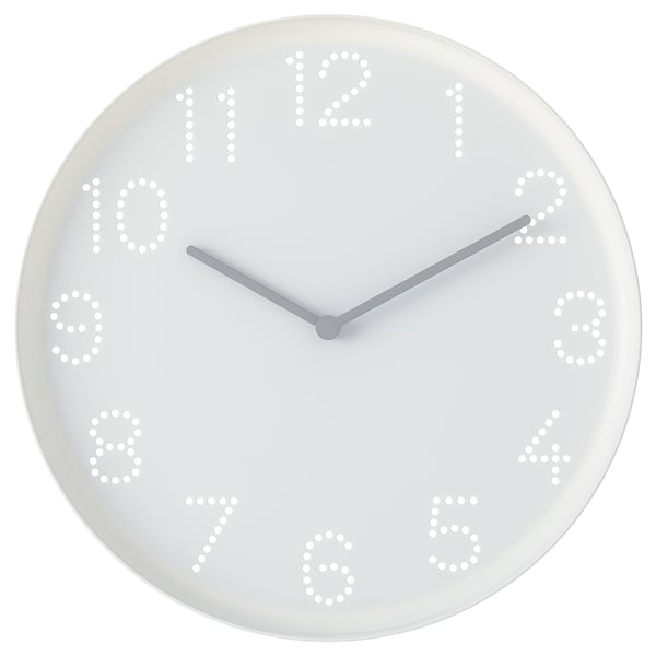 IKEA TROMMA Wall clock white 9 ¾ "