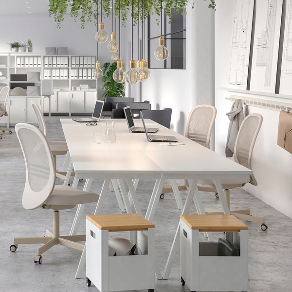 IKEA TROTTEN Desk White 63x31 1/2 "