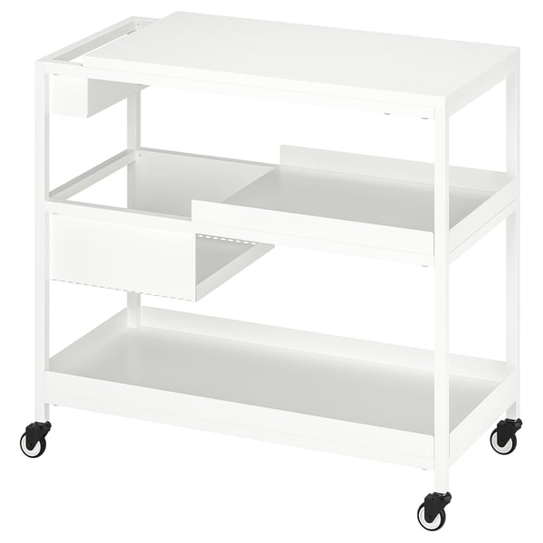 IKEA TROTTEN Utility cart white 31 1/2x15 3/4 "