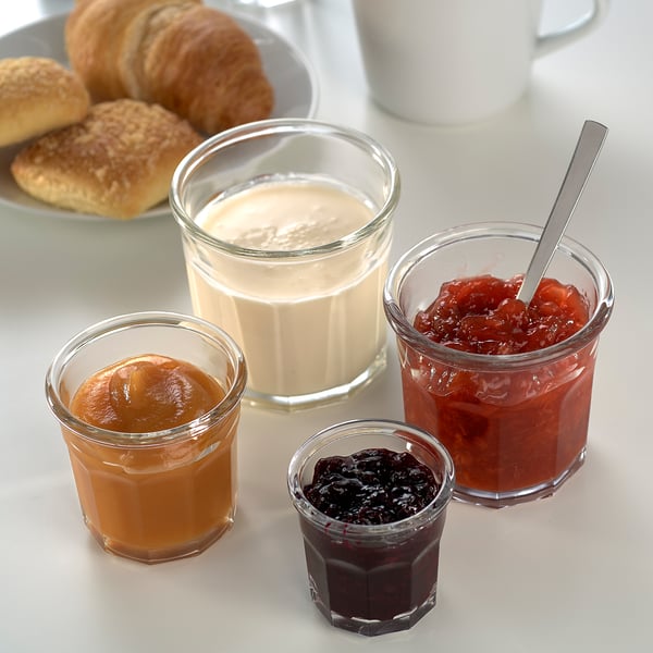 IKEA TRUMFISK Jar Clear Glass 10 Oz