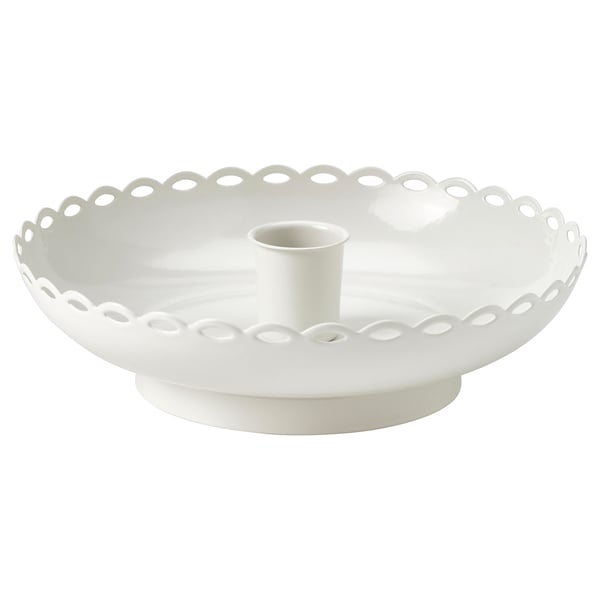 IKEA TURTURDUVA Candlestick off-white 1 ½ "