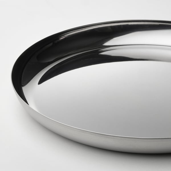 IKEA TUVHÄTTA Serving Plate Stainless Steel 13 "