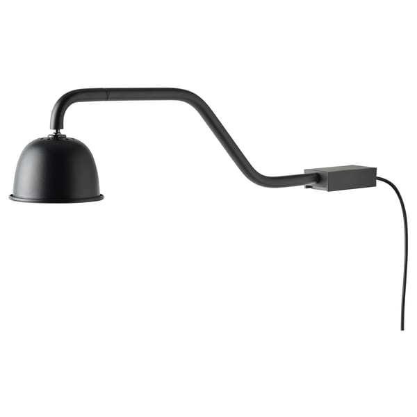 IKEA TVÄRDRAG Cabinet lighting black/dimmable