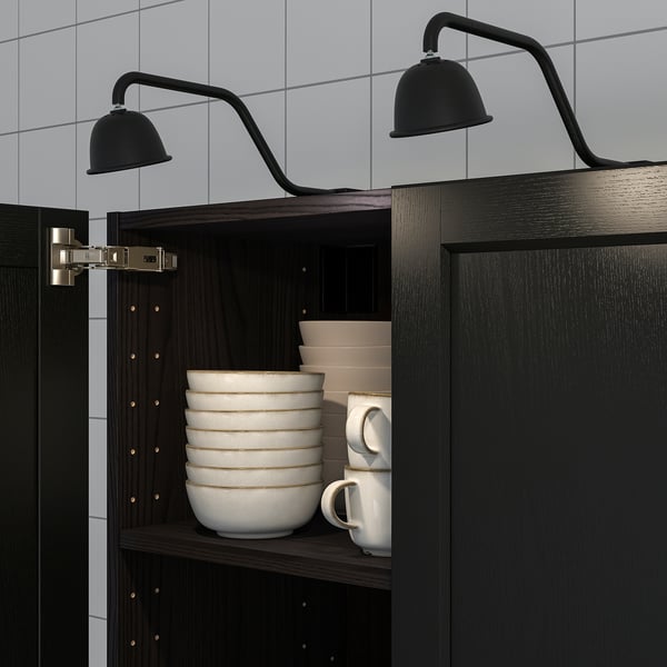 IKEA TVÄRDRAG / TRÅDFRI Lighting Kit Black