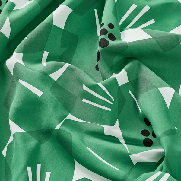 IKEA ULLRANUNKEL Pre-cut Fabric Green 59x118 "