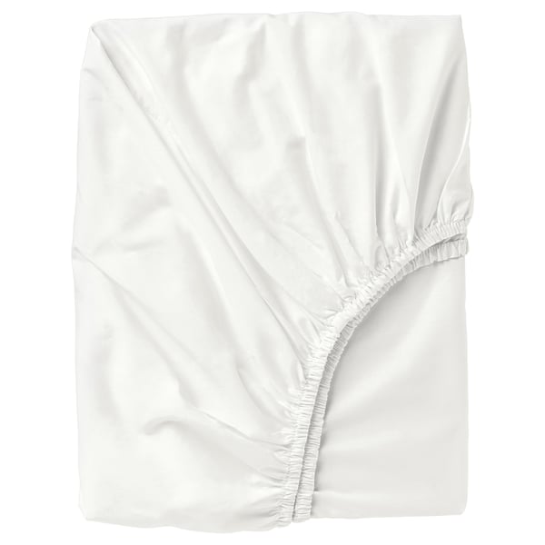 IKEA ULLVIDE Fitted sheet white King
