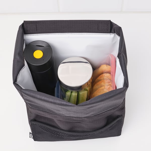 IKEA UNDERSÖKA Insulated Steel Flask Black 14 Oz