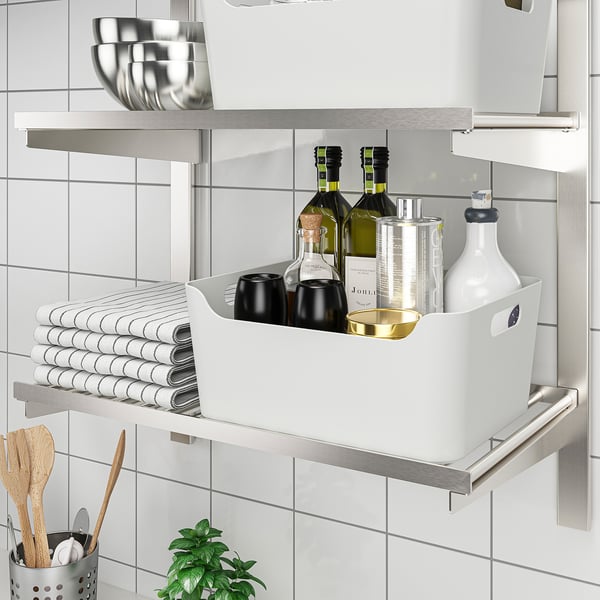 IKEA UPPDATERA Box White 13 1/4x9 1/2 "