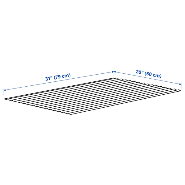 IKEA UPPDATERA Drawer Liner Gray 20x31 "