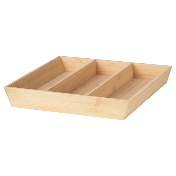 IKEA UPPDATERA Flatware tray bamboo 15x12 "
