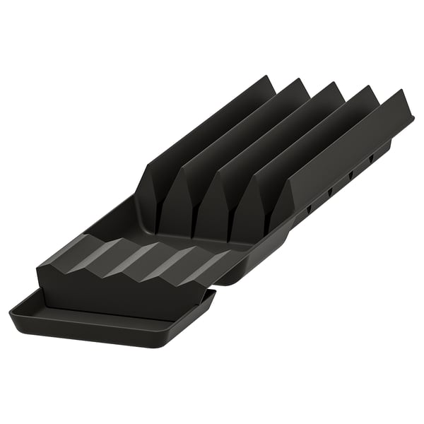 IKEA UPPDATERA Knife rack anthracite 4x20 "