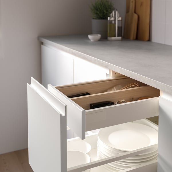 IKEA UPPDATERA Utensil Tray Light Bamboo 6x19 ½ "