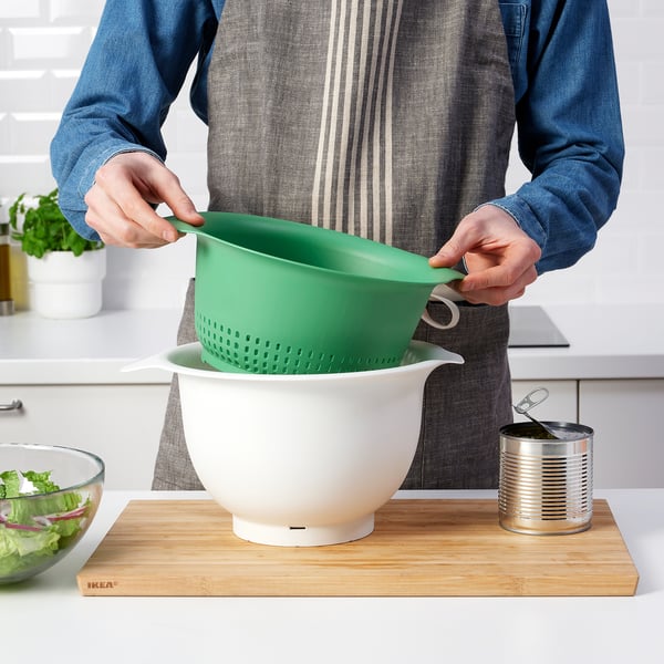 IKEA UPPFYLLD Colander Bright Green 9 ½ "