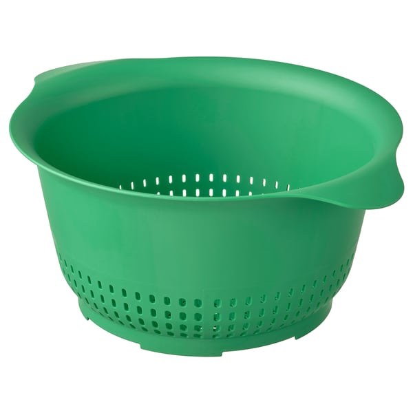 IKEA UPPFYLLD Colander bright green 9 ½ "