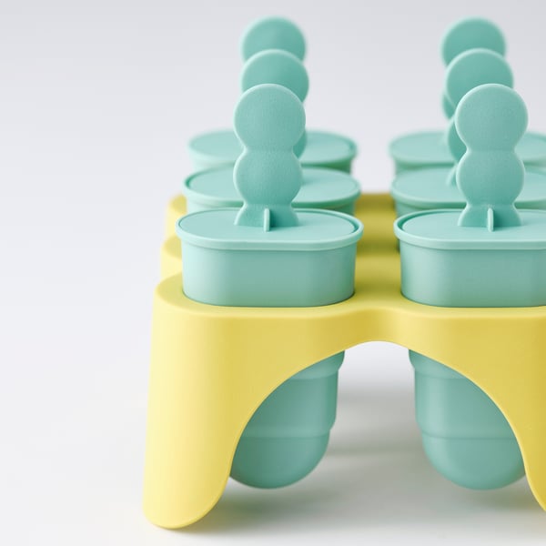 IKEA UPPFYLLD Ice Pop Maker Turquoise/yellow