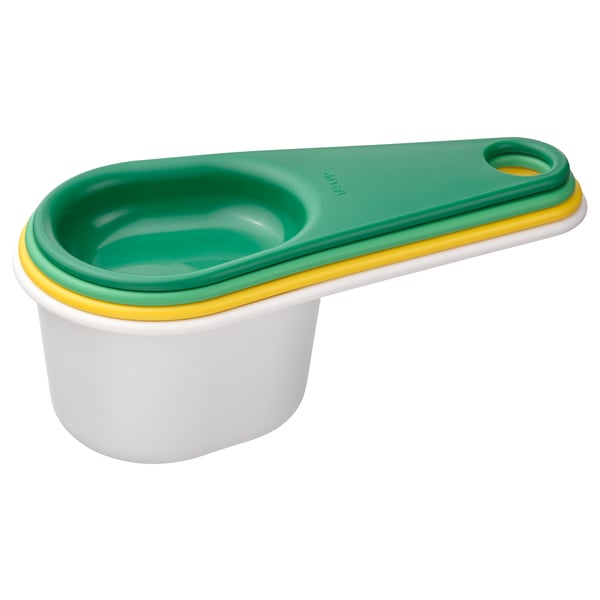 IKEA UPPFYLLD Measuring cups set of 4 mixed colors