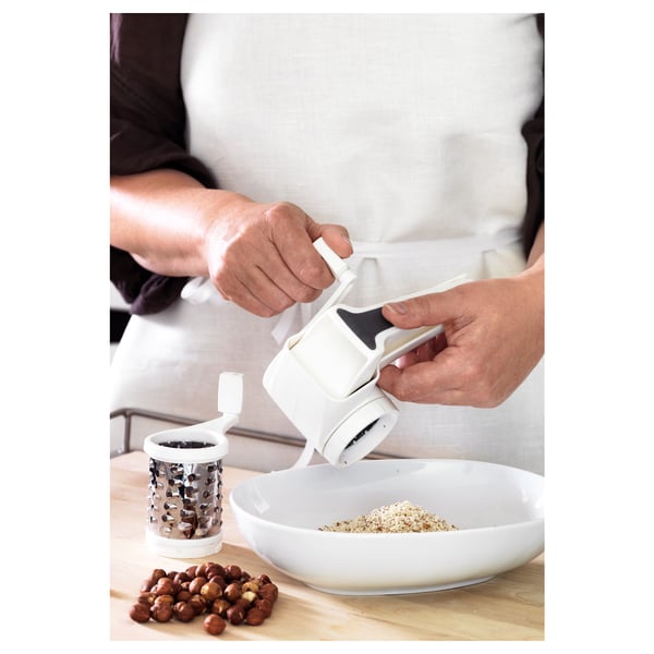 IKEA UPPFYLLD Rotary Grater Set Of 2 White