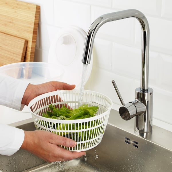 IKEA UPPFYLLD Salad Spinner White