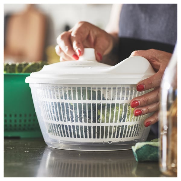 IKEA UPPFYLLD Salad Spinner White