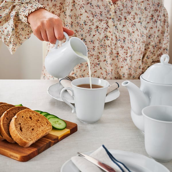 IKEA UPPLAGA Milk/cream Pitcher White 10 Oz