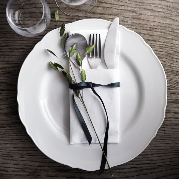 IKEA UPPLAGA Plate White 11 "