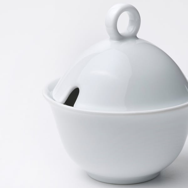 IKEA UPPLAGA Sugar Bowl White