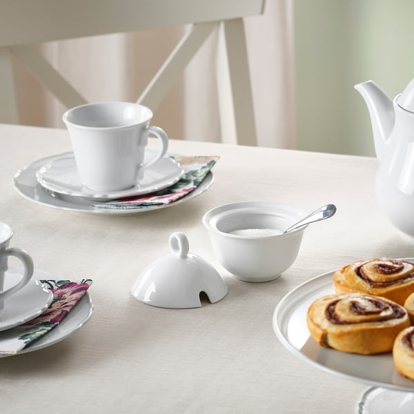 IKEA UPPLAGA Sugar Bowl White