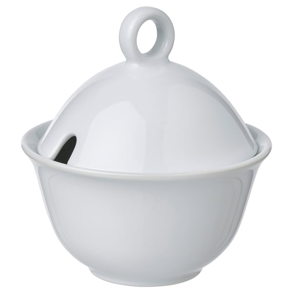 IKEA UPPLAGA Sugar bowl white