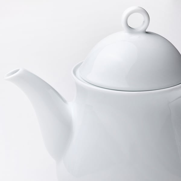 IKEA UPPLAGA Teapot White 1.3 Qt
