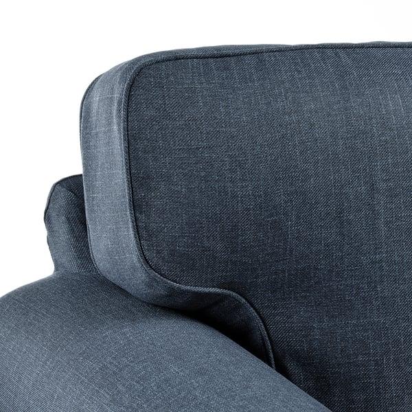 IKEA UPPLAND Sofa With Chaise Kilanda Dark Blue