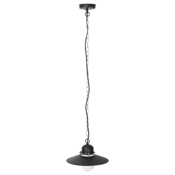 IKEA UPPLID Pendant lamp outdoor black 12 5/8 "