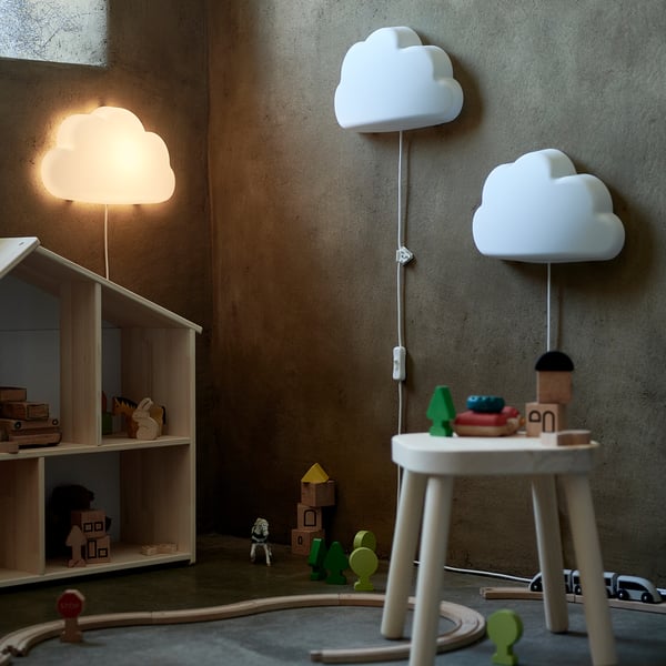 IKEA UPPLYST LED Wall Lamp Cloud White