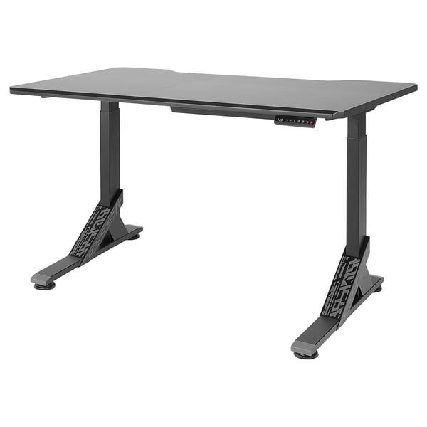 IKEA UPPSPEL Gaming desk black 55 1/8x31 1/2 "