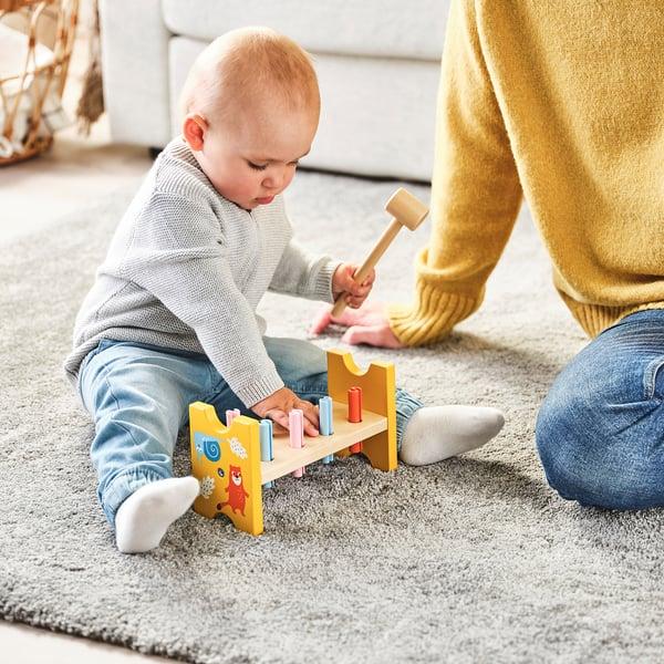 IKEA UPPSTÅ Toy Hammering Block Multicolor