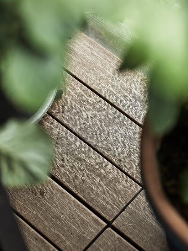 IKEA UTLÄNGAN Decking Outdoor Brown 10 Sq Feet