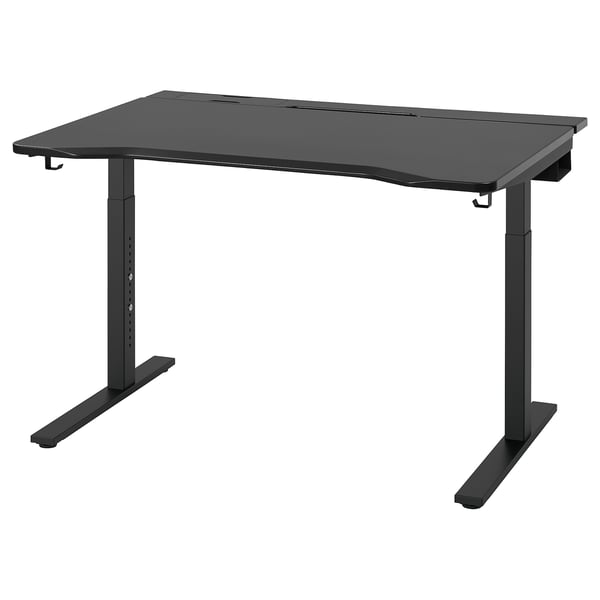 IKEA UTMANING Gaming desk black 47 1/4x31 1/2 "
