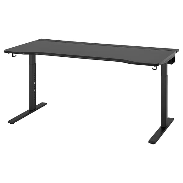IKEA UTMANING Gaming desk black 63x31 1/2 "