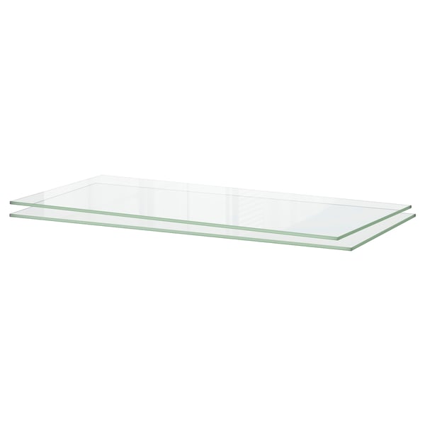 IKEA UTRUSTA Shelf glass 30x14 3/4 "