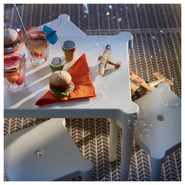 IKEA UTTER Children's Table Indoor/outdoor/white