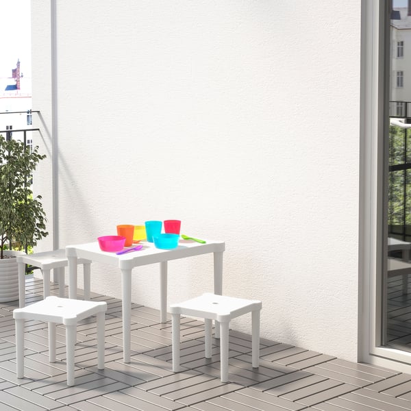 IKEA UTTER Children's Table Indoor/outdoor/white