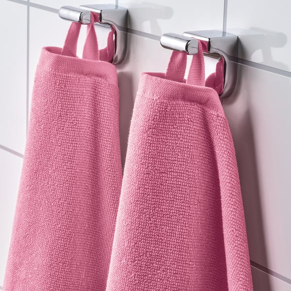 IKEA VÅGSJÖN Bath Sheet Pink 39x59 "