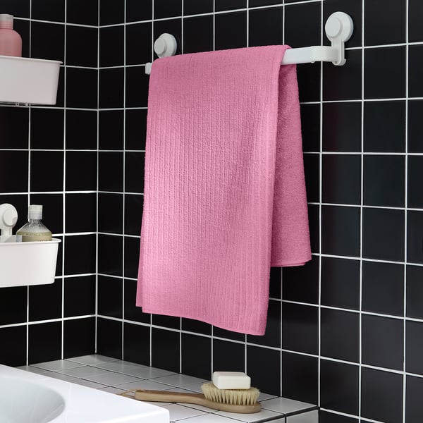 IKEA VÅGSJÖN Bath Sheet Pink 39x59 "