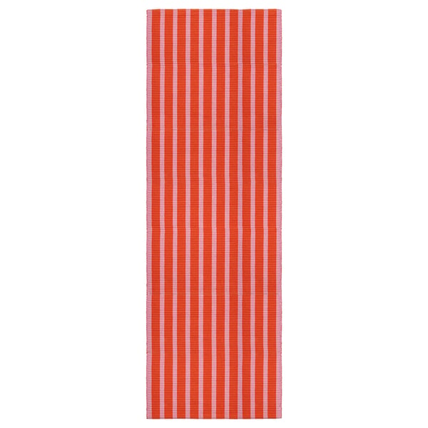 IKEA VÄGSKYLT Rug flatwoven pink/orange 2 ' 7 "x8 ' 2 "