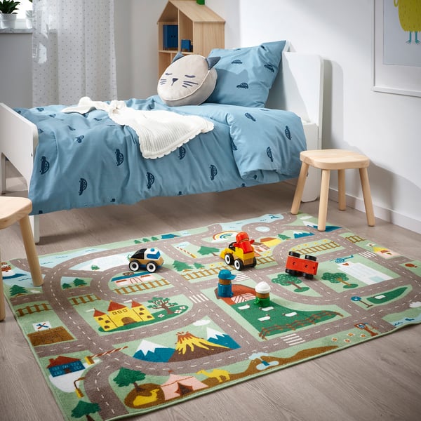 IKEA VALLABY Rug Green 3 ' 3 "x4 ' 4 "