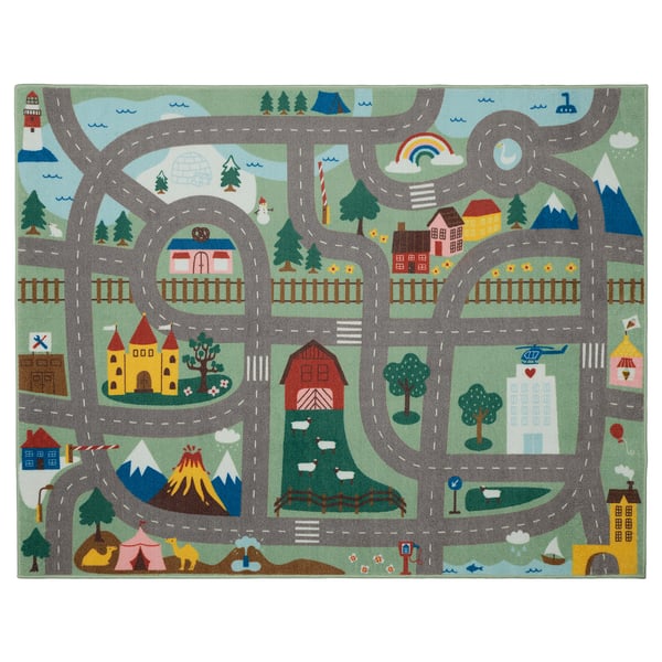 IKEA VALLABY Rug green 3 ' 3 "x4 ' 4 "