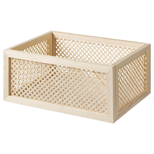 IKEA VÄLTNING Box natural 9 ¾x13 ¾x6 "